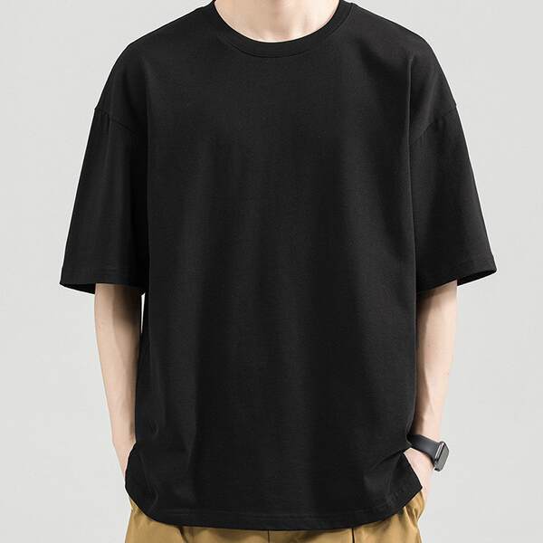 Camiseta masculina de algodão