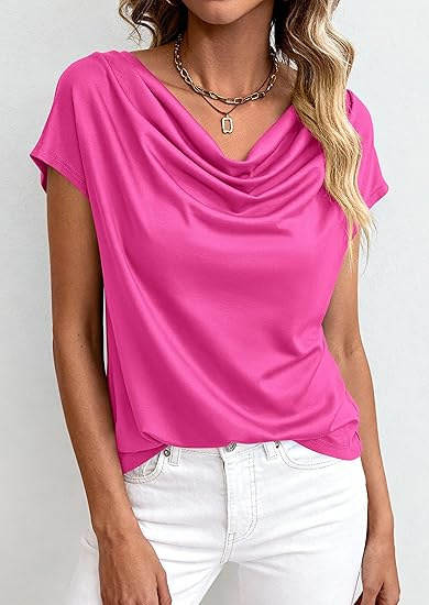2026 Amazon cross-border moda primavera-verão europeia roupas de beleza colar roupa casual moda puramente pano curto