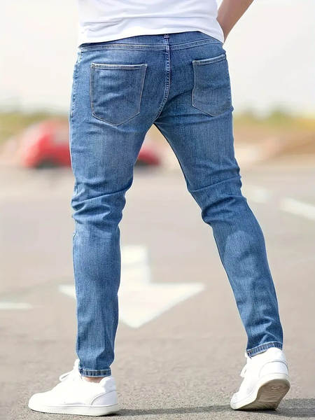 Calça Jeans Masculina Elástica
