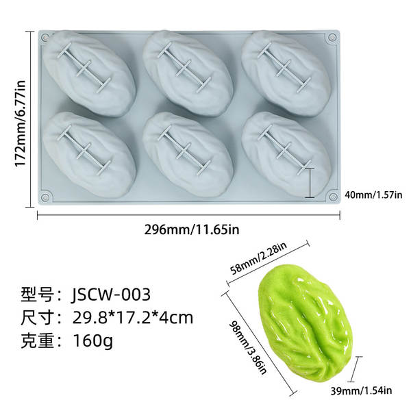 Molde de Silicone para Bolos e Doces