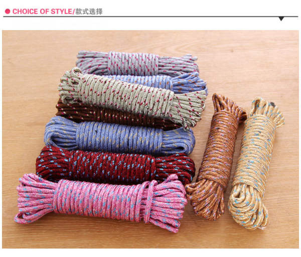 Corda de secar roupas nylon reforçada