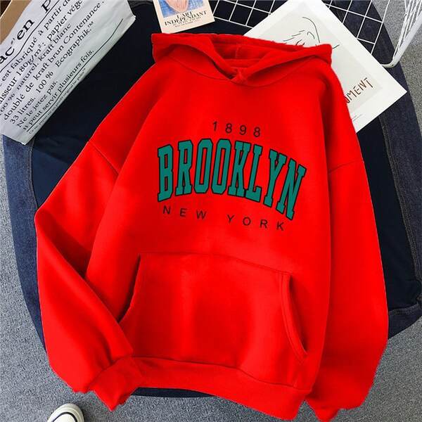 Vestido de inverno brilhante de Brooklyn com chapéus e camisas de esportes