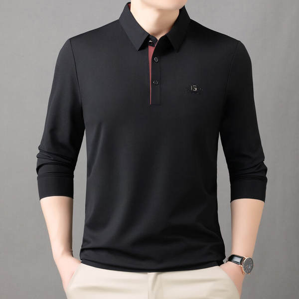 Camiseta Polo Manga Longa Masculina