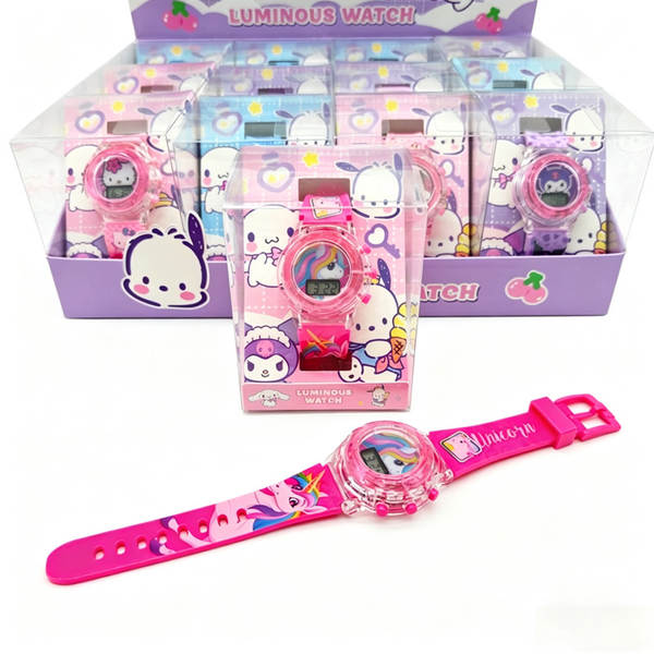 Relógio Iluminado Infantil Musical