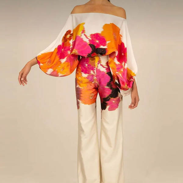 Roupas femininas transfronteiriças para o comércio exterior da Europa e dos Estados Unidos Outono Novo Modo Férias de Viagem Puro Roupa de Batista Relaxante Moda