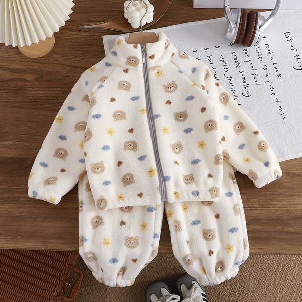 Conjunto de pijama infantil aquecido