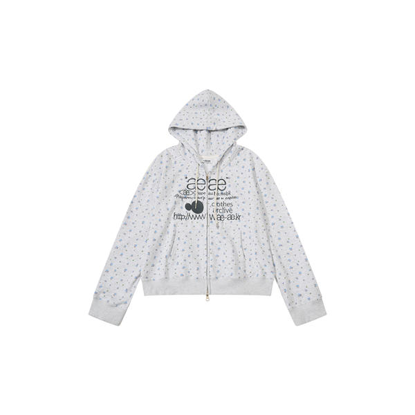Blazer esportivo florido coreano