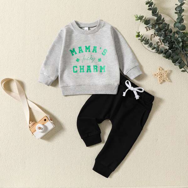 Conjunto de moletom infantil