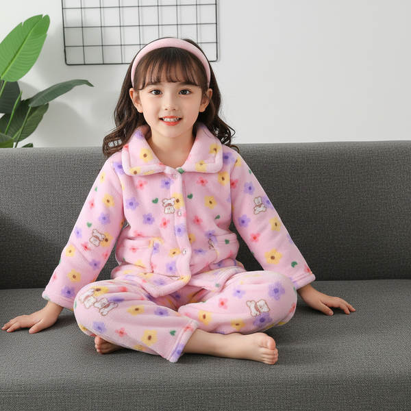 Pijama de flanela para criança