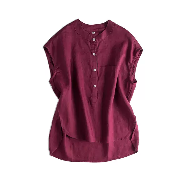 Camiseta de couro curto com mangas curtas e compridas #005
